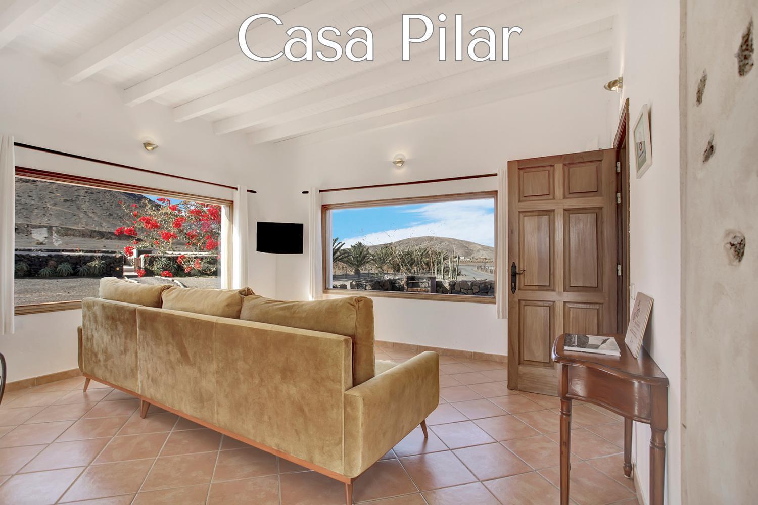 Casa Pilar, Aurora y Tarabilla en Finca Ecológica Teguitar Exterior foto